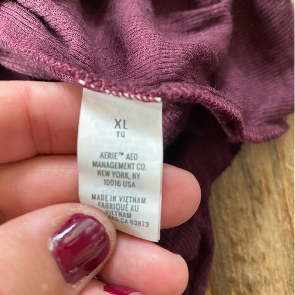 Aerie Real Soft Ribbed Long Sleeve - Picture 5 of 9